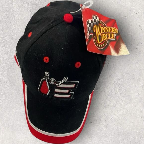 Dale Earnhardt NASCAR Hat NWT Winner’s Circle Black Red Adjustable Cap - Picture 2 of 8